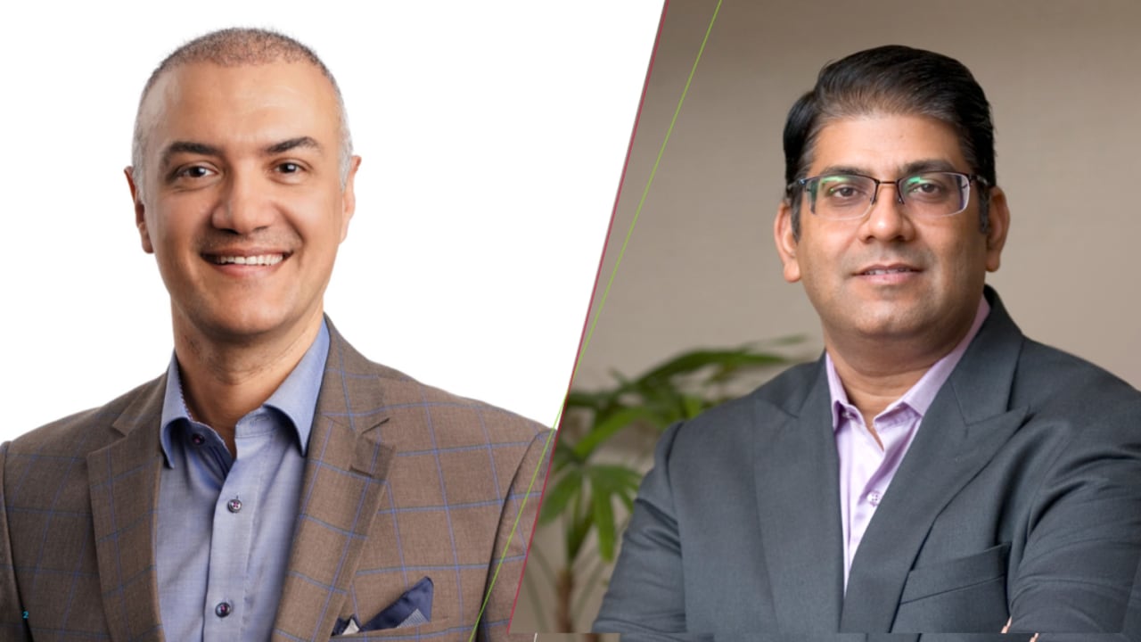 Ashraf Al-Ouf (left), Manoj Saxena (right)